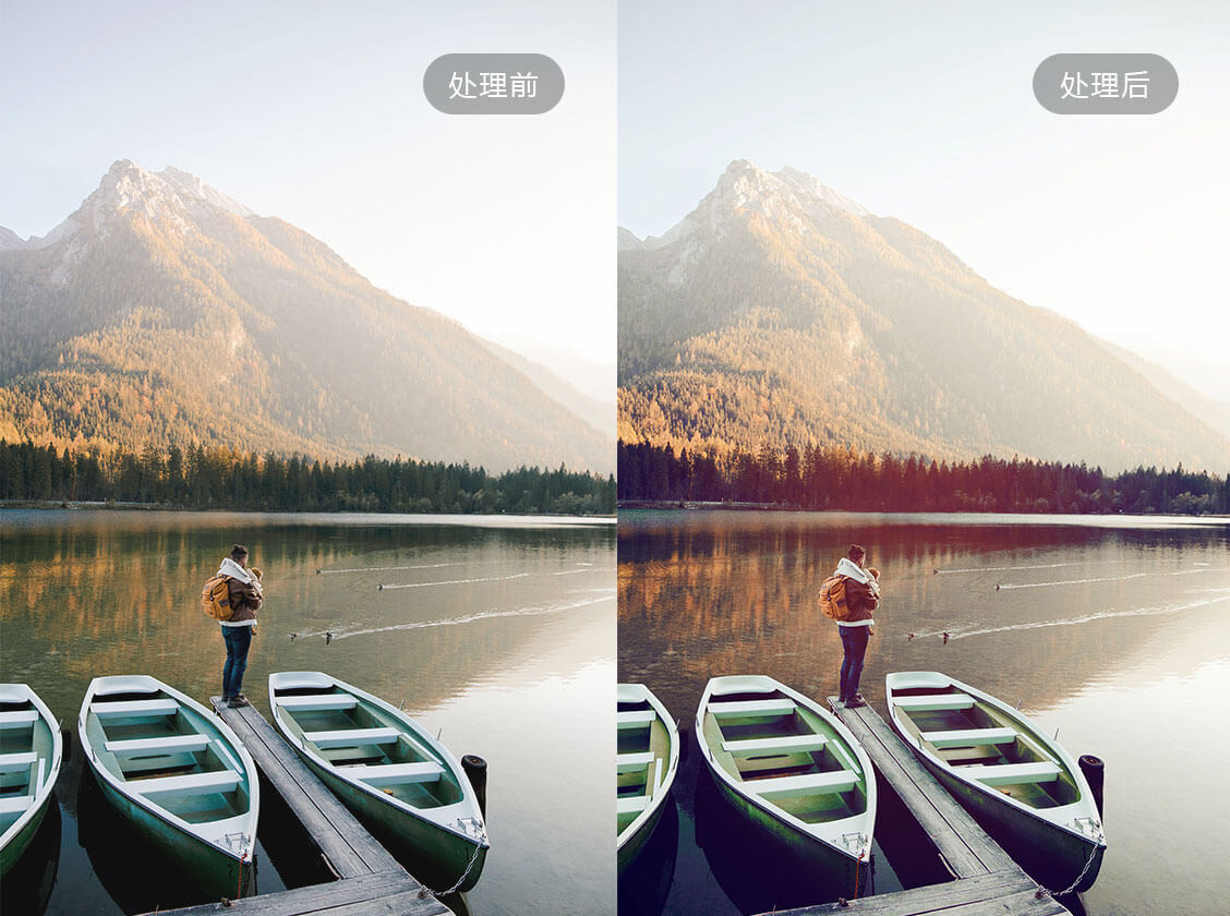 100个清新自然的绿色色调LR照片预设滤镜 – 简单设计